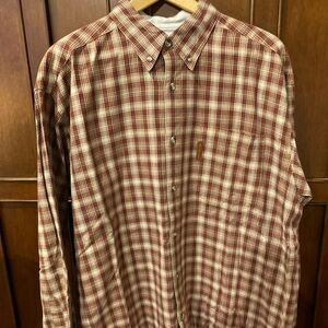 Men’s Columbia button down plaid long sleeve L